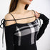 String core plaid dress
